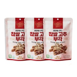 [오희숙 전통부각] 찹쌀고추부각 30g 3봉, 3개