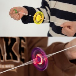 전통 LED 끈팽이 실팽이 민속놀이 팽이만들기