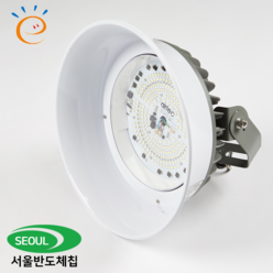 국산 고효율 LED공장등 150W IP67 방수 창고등 천정등 야외조명 벽부겸용, 주광색(하얀빛), 2개