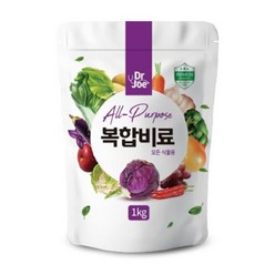 농팜아그로 텃밭비료1kg 누보복합비료 식물 화분 화초 영양제 고추 배추 마늘 양파 대파 상추 다육식물 전용 영양제 비료, 1개, 1000g