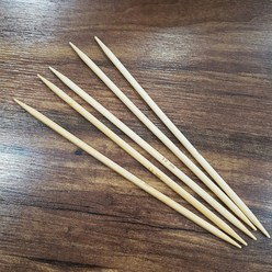 나무 장갑바늘 (4개 1set) / 뜨개용품 뜨개 막대바늘, 4개