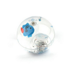 물고기불빛탱탱볼 LED 얌체볼 야광 물고기 어린이 선물 장난감, 물고기불빛탱탱볼12개입1세트