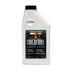 FX 크리쳐 액상 라텍스 473ml 클리어 Creature Liquid Latex - CLEAR - General Purpose, 1개