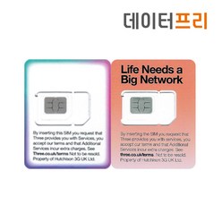 쓰리심 유럽통합유심 4GB 10GB 12GB(영국외9GB), 쓰리심 10GB, 1개, 29일(출국일개통)