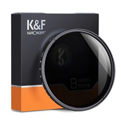KENTFAITH K&F Concept Fader SlimND 가변필터 ND2-ND400, 가변ND 43mm