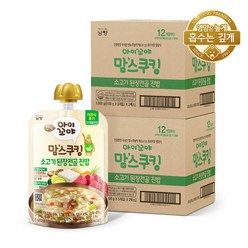 아이꼬야 맘스쿠킹 이유식 100g, 된장찌개 진밥, 20개