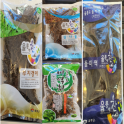 울릉도 특산품 건나물 모음 - 부지갱이 삼나물 미역취 돌미역, 1개, 1.2kg
