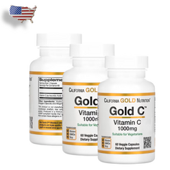 캘리포니아 골드 뉴트리션(CGN) 비타민C 1000mg 60캡슐 3통, 60정, 3개