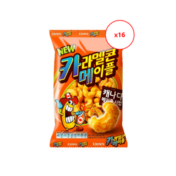 캐나다 메이플시럽! 크라운 NEW 카라멜 메이플콘, 16개, 74g