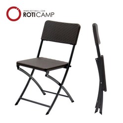 로티캠프 브로몰딩 접이식 캠핑 의자 라탄무늬, 상세설명 참조, 단일옵션