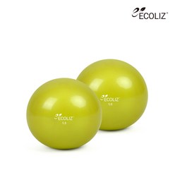 에코리즈 토닝볼 1LB (그린) 2개입, 그린, 1개, 450g