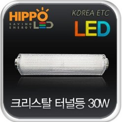 히포/HIPPO/LED 터널등/30W/DFC030/욕실등/보조등/등기구/전구 조명 램프, 전구색(노란빛)