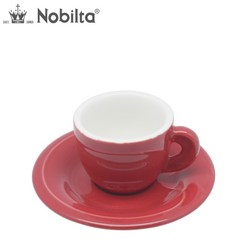 노빌타 라인 에스프레소 커피잔 Set 마르살라 90ml/데미타세, 1개