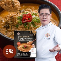 [KT알파쇼핑]임성근 콩비지찌개 김치맛 6팩, 350g, 6개