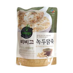 비비고 파우치 녹두닭죽 420g, 선택5_비비고/녹두닭죽 450G, 1개