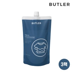 [버틀러] 프로바이오틱스 EQ FREE 리필 섬유유연제 500ml 3팩 향택1, 리필 섬유유연제(화이트머스크)500ml 3팩, 3개