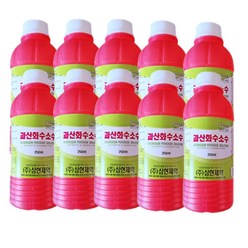 삼현제약 과산화수소 250ml 알콜 소독용에탄올 세탁용 세제, 10개