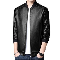 남성 라이더 가죽자켓 캐쥬어 지퍼 핏라인 오버핏 자켓 Men's jacket