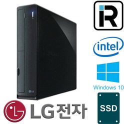 LG 중고 컴퓨터 사무용 슬림 데스크탑 PC 본체 G2020 8G SSD120G 윈10