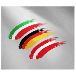 락모터스 "당일출고" 오토바이 3색 라인스티커 국기 데칼스티커 이탈리아 독일 프랑스 M, 소형러시아데칼(좌), 1개