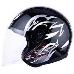 SST 체어맨 오토바이 헬멧 무광블랙, 블랙