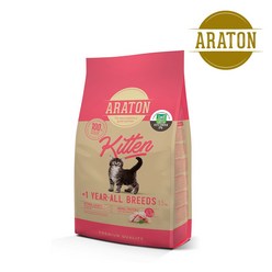 아라톤 키튼 어린고양이사료 턱드름 건식사료, 1.5kg