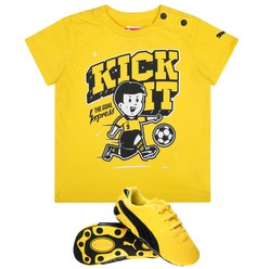 푸마 PUMA Crib Pack Baby Set T-Shirt + Shoes 355988 출산 선물세트