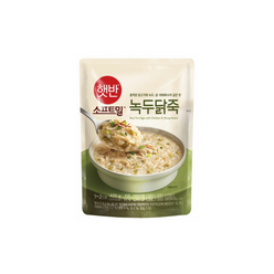 비비고 녹두닭죽 450g, 10개