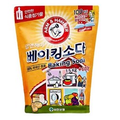 암앤해머 퓨어 베이킹소다 천연세제, 1.5kg, 2개