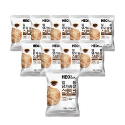 허닭 일품 닭가슴살 스테이크 불고기 100g, 10팩