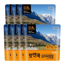 전투식량 발열팩 핫앤쿡 김치비빔밥 120g x 7개세트, 7개