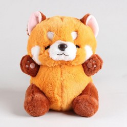 너구리 라쿤 인형 생일 디스플레이 갈색 정교한 동물 손 장난감 축제 귀여운 선물 작은, 5320