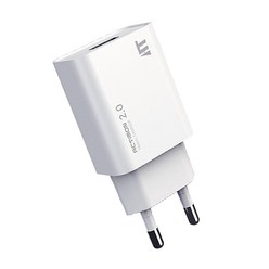 USB 충전기 어댑터 5V 2A, 화이트, 1개