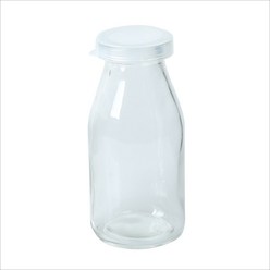 가인글로벌 우유 유리병 + PE캡, 200ml, 40개