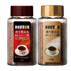 일본 수입 Doutor 도토루 원두 부드럽고 풍부한향 커피 클라식 다크 2종 90g, 1개, 1개입