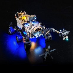 BrickBling 레고 테크닉 NASA 마스 로버 인내심사 42158용 LED 조명 키트 (모델 없음) 로버와 호환되는 창의적인 조명 팬을 위한 훌륭한 서프라이즈, Classic Version Light