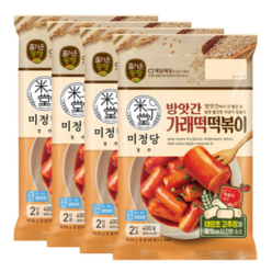 CJ제일제당 미정당 방앗간 가래떡 떡볶이 400g x4개, 4개