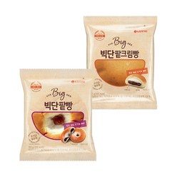 롯데제과 기린 빵 팥크림빵X10개+빅단팥X10개, 85g, 20개