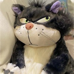 귀여운 루시퍼 루시퍼 고양이 인형 플러시 장난감 베개 고양이 인형 생일 선물 소녀 새해, 큰 사이즈 45cm