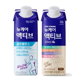 뉴케어 액티브 골든밸런스 12팩 + 프레소 12팩 / 커피맛 200ml 단백질음료 액상단백질 고단백 단백질15g, 액티브 골든밸런스 12팩 + 프레소(커피맛) 12팩