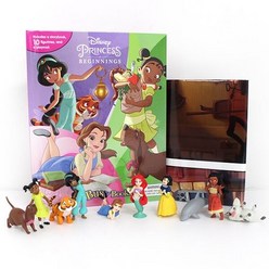 Disney Princess Beginnings My Busy Books 디즈니 프린세스 비기닝 아기 공주 비지북:디즈니 공주들의 어린시절 이야기 [ 미니피규어 10개 ..., Phidal Publishing, 9782764352328, Phidal
