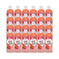 웰그린 스위츠 자두녹차 페트음료 500ml, 24개