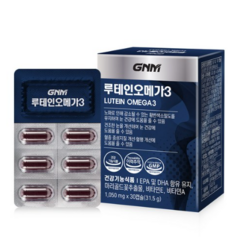 GNM자연의품격 루테인 오메가3 30캡슐, 4개
