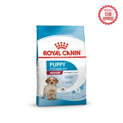 로얄캐닌 강아지사료 미디엄퍼피 4kg 면역력, 단품, 단품