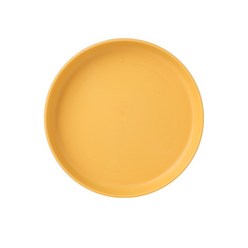 침 뼈 접시 1 조각 세트 홈 6 인치 작은 접시 피클 플라스틱 스낵 케이크 접시 식탁 쓰레기 접시 과일 접시, 노란색
