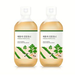 라운드랩 쑥 진정 토너 해풍 300ml X 2 피부 보습 관리 워터 토너 스킨케어 저자극