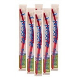 Preserve Toothbrush Ultra Soft 6 Pack USA 미국, Red_Count