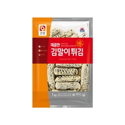 사조오양 매콤김말이 튀김 1kg, 1봉