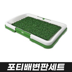 포티배변판세트 (반려동물 잔디 배변판 배변훈련)