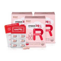 함소아 면역비타민 레드, 60정, 3개
